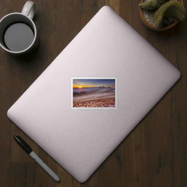 Corn Du, Pen y Fan and Cribyn Sunset by dasantillo